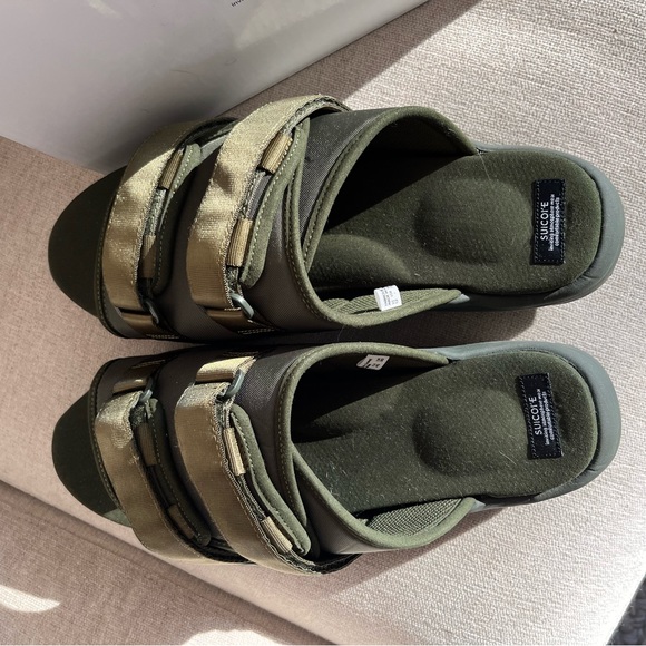 Suicoke Moto-Run Sandal in olive new in box - Picture 3 of 6